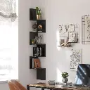 رف زاوية - ارفف حائط عائمة 5 طبقات 
